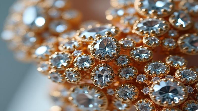 Close-up of the jewel construction, microclasps, invisible threads, a stylist’s hands hovering like bomb disposal, a publicist smiling like a magician who sawed a dress in half.