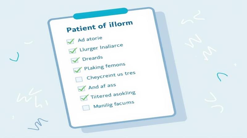 A patient form lists allergies as a reminder that risk assessment outlives trend cycles.
