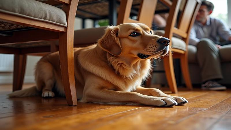 Influencers crawl under living-room chairs like barbed wire while a confused golden retriever moonlights as drill sergeant.