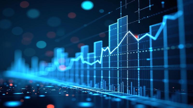 researchers celebrate as crystal-clear graphs glow with optimistic trends.