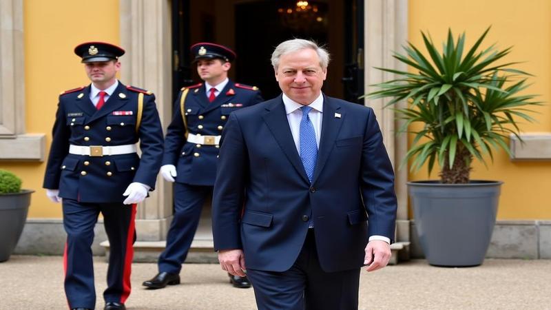 New prime minister strides into Matignon past republican wallpaper, gendarmes, and a potted plant that looks like it knows the budget before anyone else.