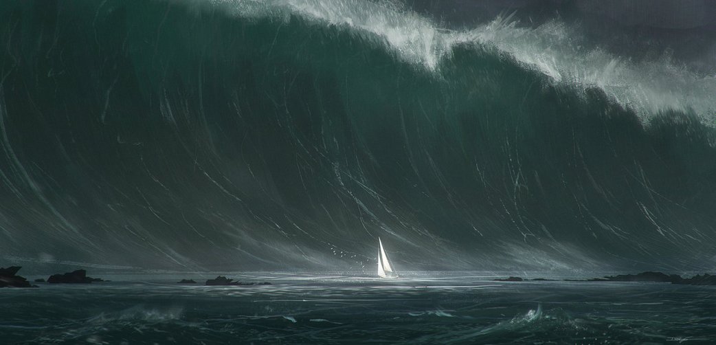 January 1, 1995 Rogue Wave – Historical Easter Eggs – Today in History