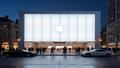 A gleaming rumor board looms over a silent Apple showroom as the wait stretches into next year.
