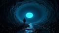 Underground xenon tank faintly glowing as scientists shush the planet, cables sprawling, lead shielding stacked like Tetris, hunting dark matter that refuses to RSVP.
