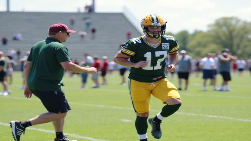 Micah Parsons jogs carefully at practice while Packers coaches watch with binoculars like anxious birders spotting the rare Lesser-Agitated Edge Rusher.