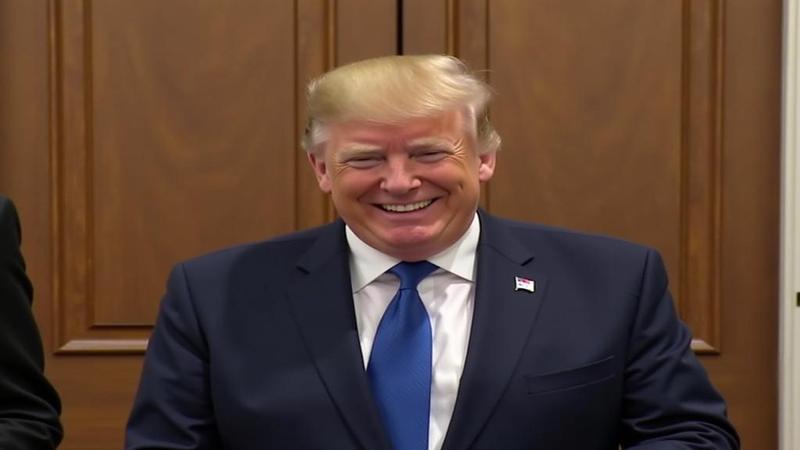 Canadian PM Carney smiles during a briefing as Trump touts a 'productive' call on trade.