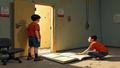 A dusty playbook lies open as a hopeful scout stares at a door labeled 'Shilo', while a stopwatch ticks.