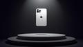 A pristine iPhone Air floating above a velvet stage while executives gesture proudly at nothing but adjectives.