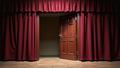 A deserted stage door frames a career built on backstage wisdom and late-life improvisation.