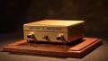 A gleaming Switch 2 cartridge box sits on a pedestal like a sacred relic.
