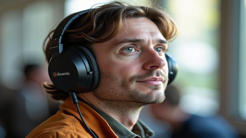 A skeptical critic wearing noise-canceling headphones pretends to hear Spring for the first time.