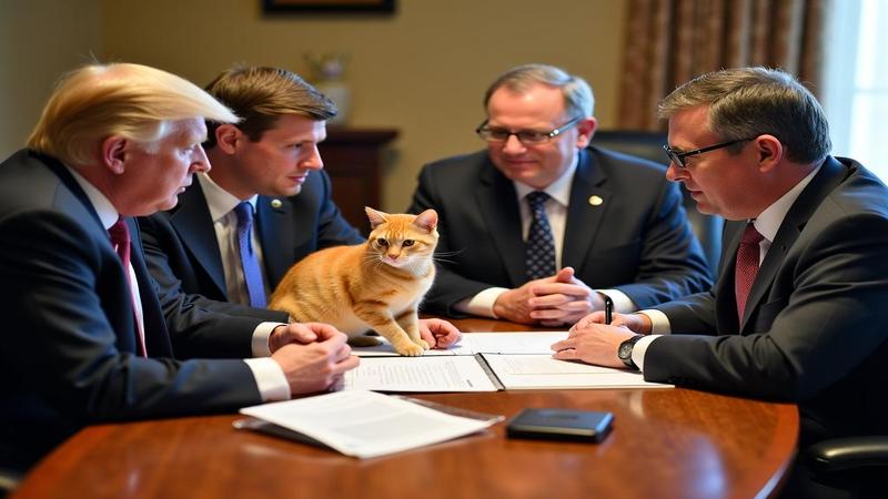 The clock ticks while a cat audits a draft treaty and officials pretend to know what verification means.