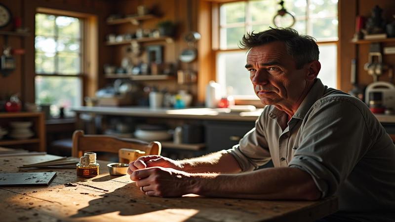 Daniel Day-Lewis sits at a sunlit kitchen table, weighing the moral implications of a lifetime of craft.