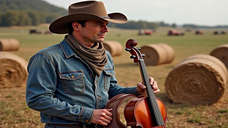 Flanked by a brooding fiddle and remorseful hat, a country icon announces a lifestyle plot twist at a press conference decorated with hay bales and nondisclosure agreements.