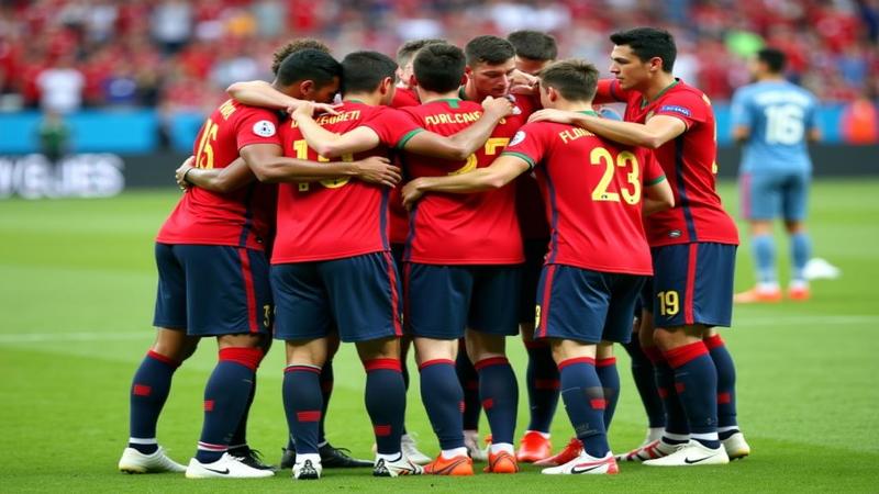 Portugal huddles in stunned joy, U.S. players stare at turf; the farewell banners droop like exhausted flags at minute 90.