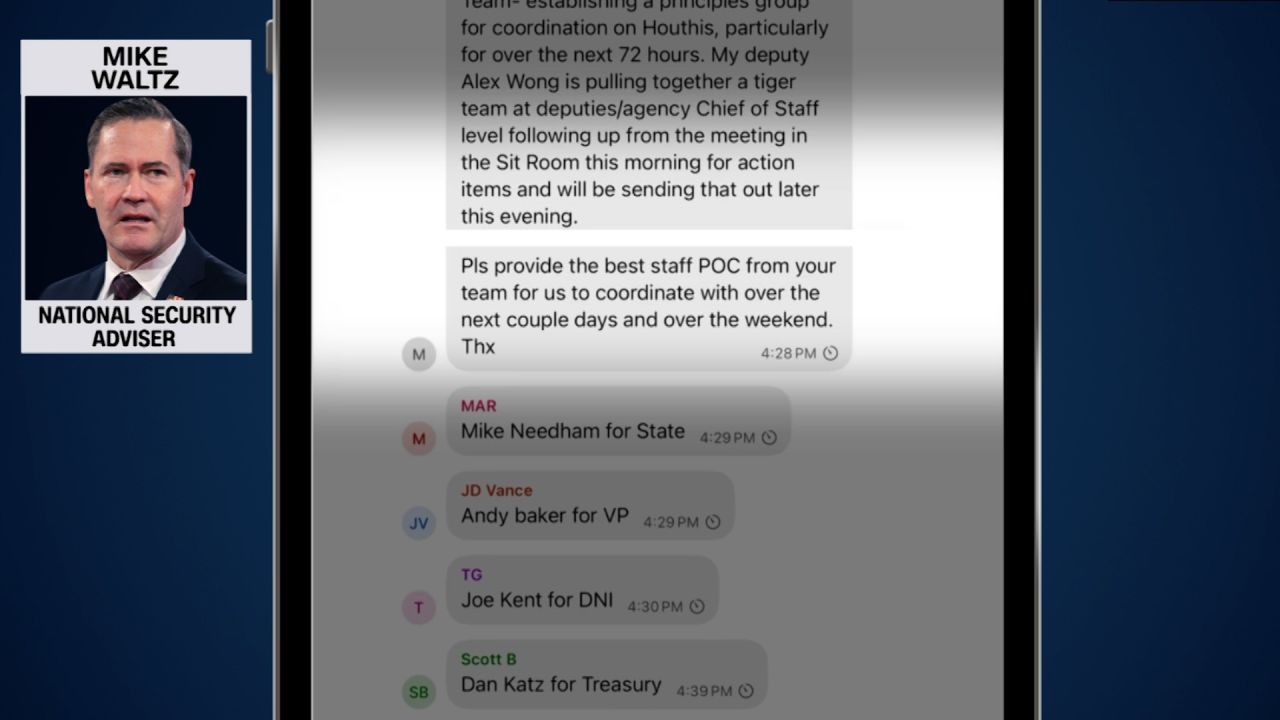 Watch: Hear AI-generated audio version of Signal group chat | CNN ...