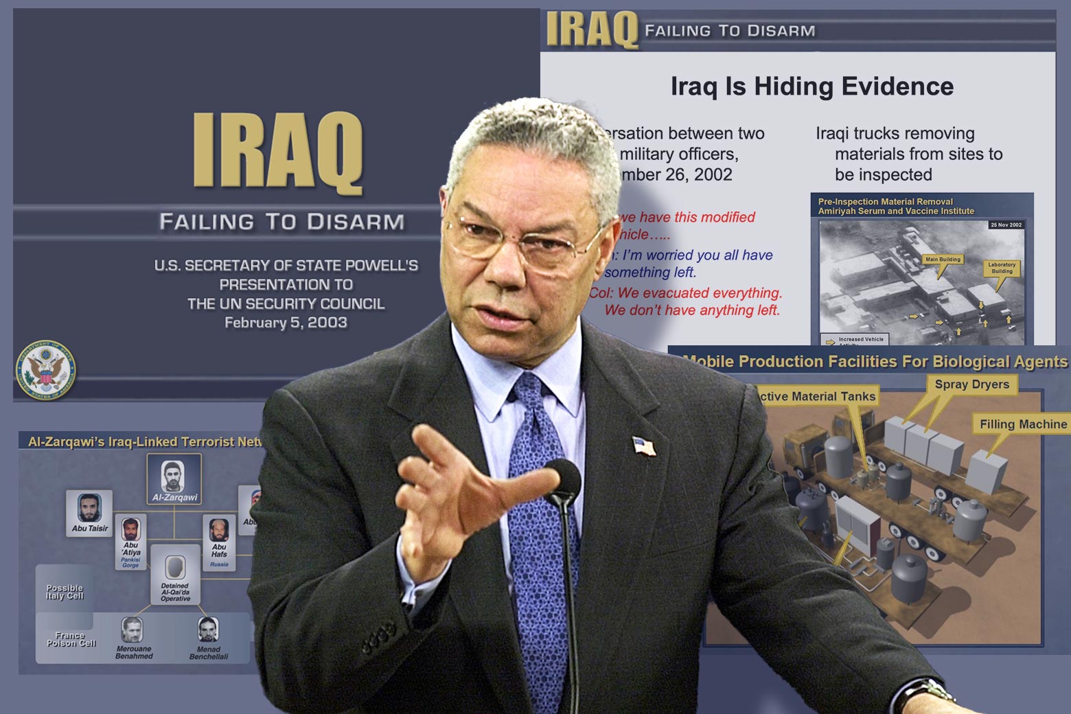 Military PowerPoint memes: Colin Powell's speech at the UN was ...