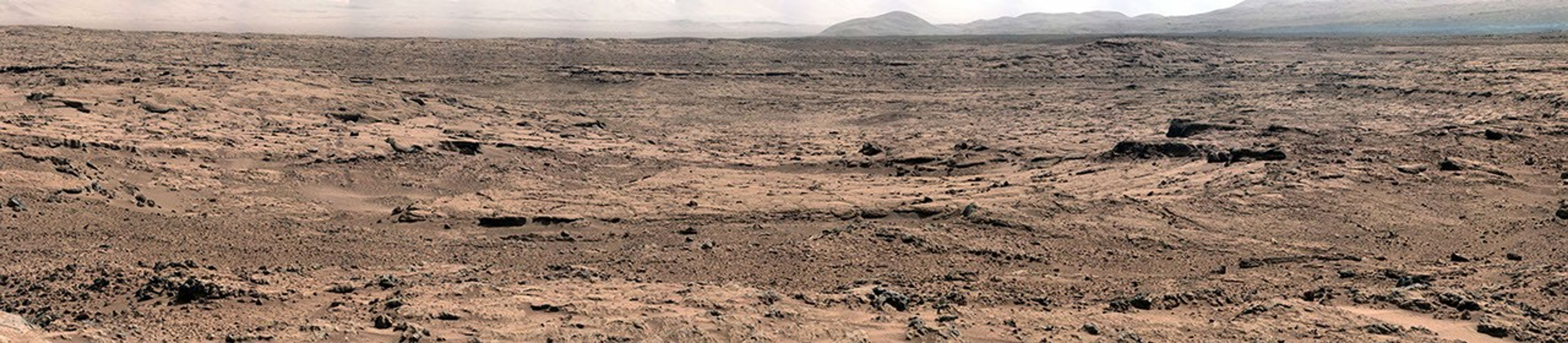 Panoramic View From 'Rocknest' Position of Curiosity Mars Rover ...