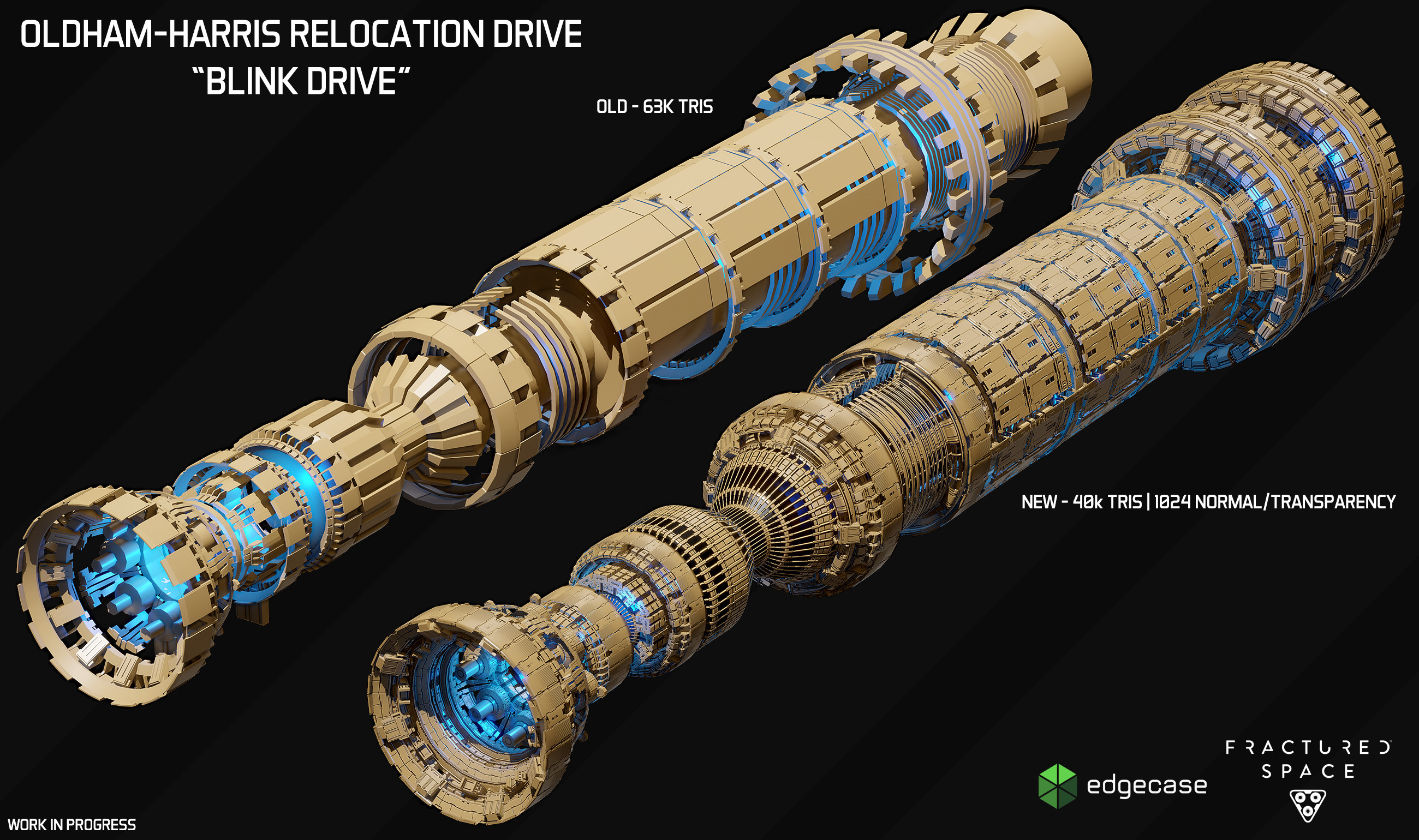 Azure Midsummer - Fractured Space warp drive - Work in progress