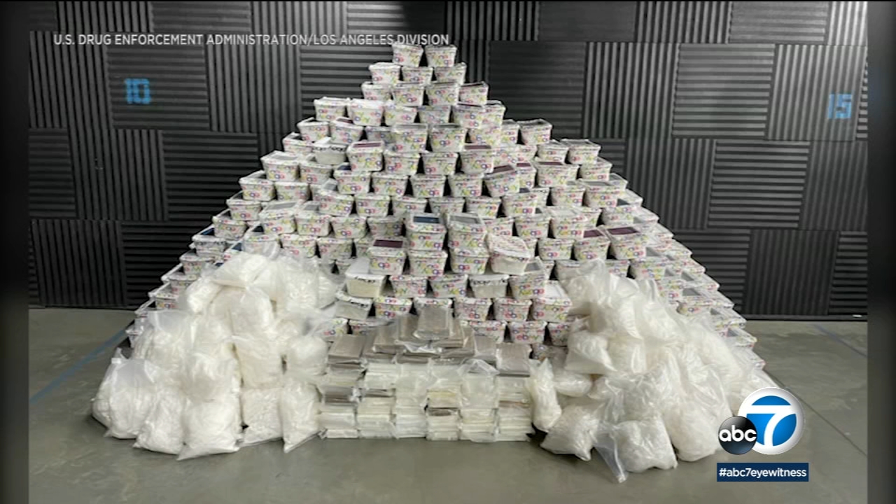 Drug bust: $33 million worth of meth found in historic DEA Los ...