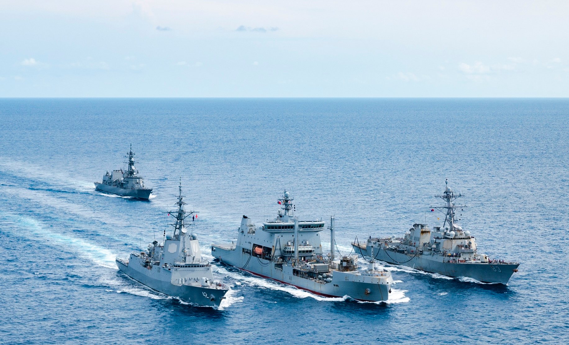 Philippine, Allied Warships Sail in Joint South China Sea Patrol ...