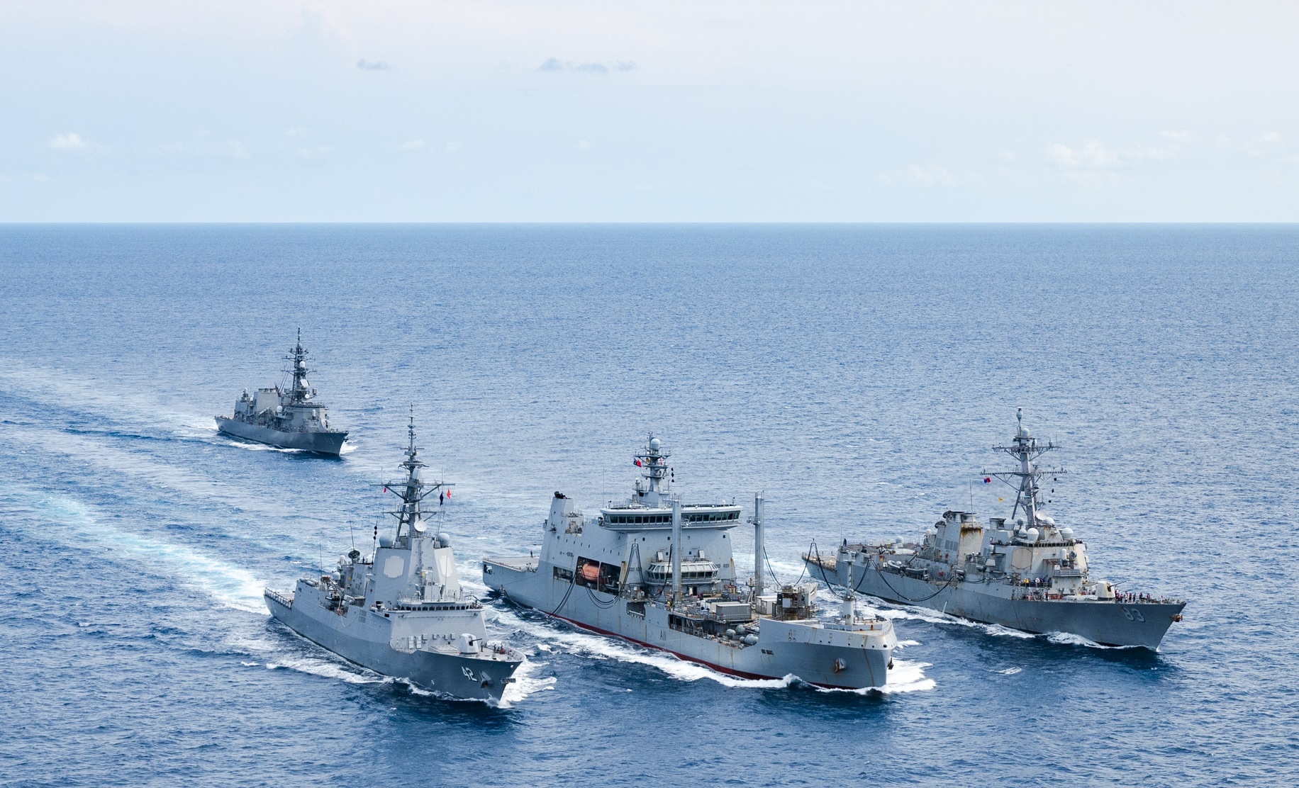 Philippine, Allied Warships Sail in Joint South China Sea Patrol ...