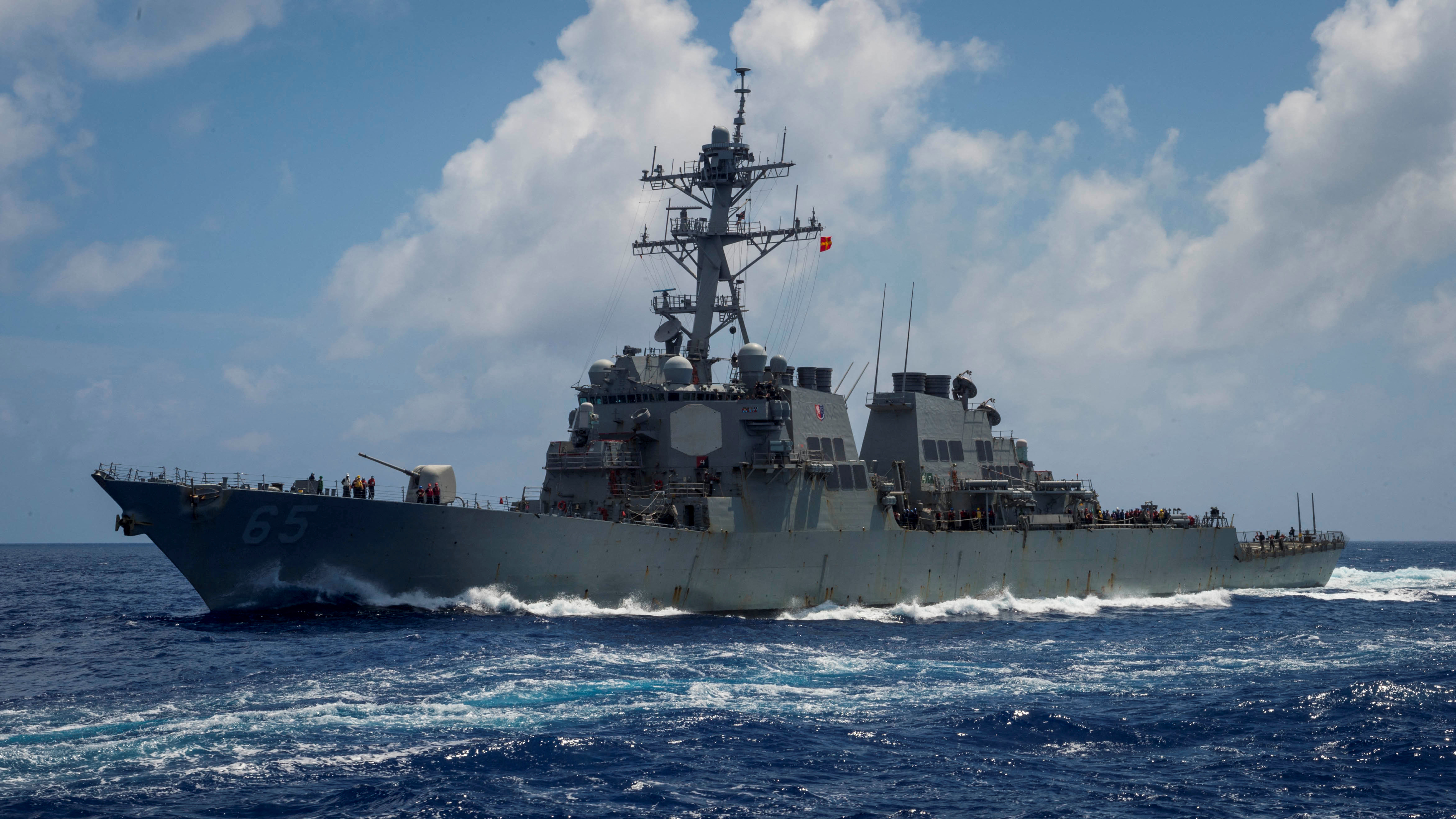 China says it warned away U.S. warship in South China Sea, U.S. ...